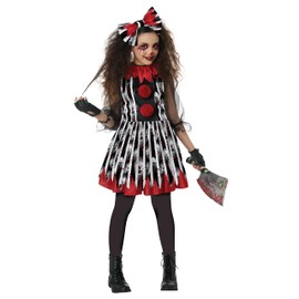 California Costumes, Children's Deranged Clown, Size XL