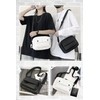 Aquamie Mini Shoulder Nylon Bag Crossbody Smartphone Pochette Sacoche Horizontal