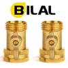2 Pack Garden Hose Shut Off Valve - Extended Handle