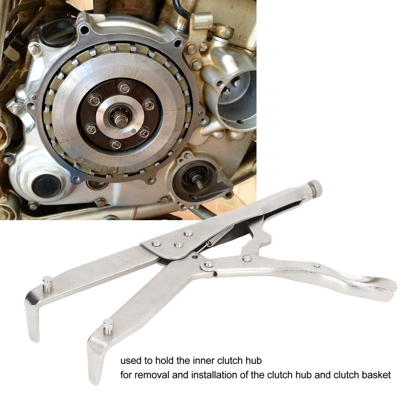 Motorcycle Clutch Holding Tool Carbon Steel Basket Hub Flywheel Holder
