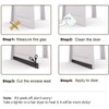 Door Draft Stopper,Door Seal Sweeps for Interior Doors Gap Wind