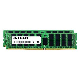 A-Tech 64GB Kit (2 x 32GB) for Dell PowerEdge R630 - DDR4 PC4-17000 2133Mhz ECC Registered RDIMM 2Rx4 - Server Memory Ram Equivalent to OEM A8217683 SNPPR5D1C/32G (AT316640SRV-X2R5)
