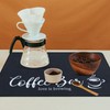 SHACOS Large Coffee Mat 2-Pack 16x24 Inch Absorbent Non Slip