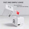 DQDEDIAN Cube Timer, Kids Timer with Gravity Sensor Flip 15