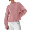 PRETTYGARDEN Women's Chunky Knit Sweaters 2025 Fall Long Sleeve Mock