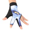 Boodun Unisex Adults 3-Finger Snooker Pool Cue Glove Billiards Shooters