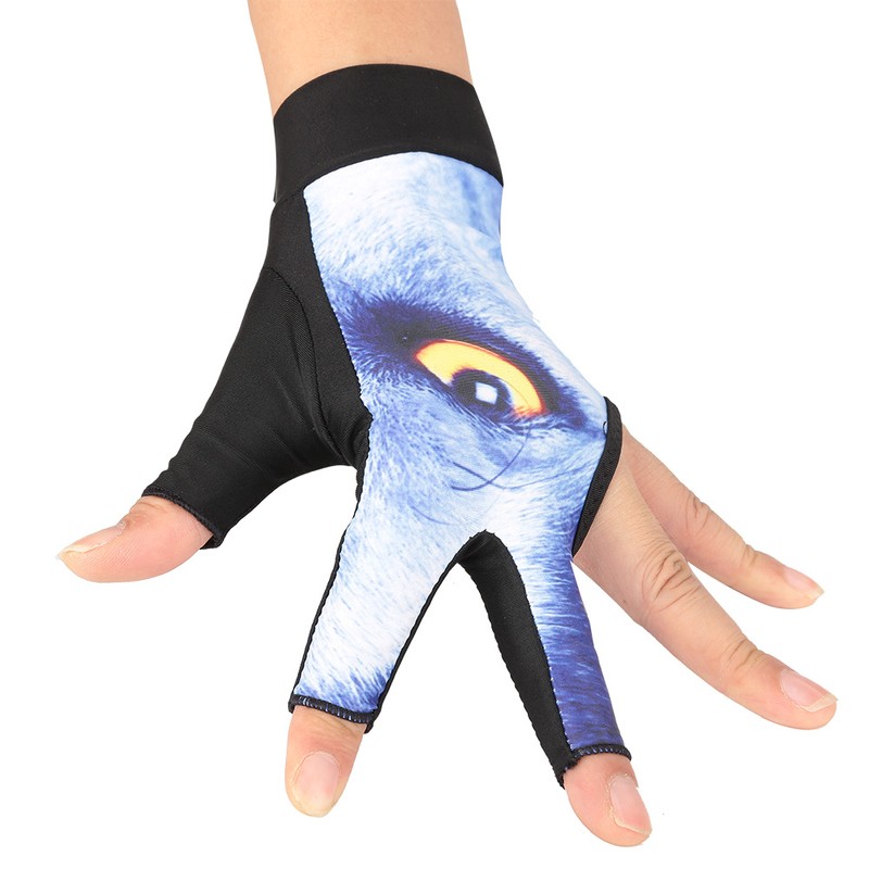 Boodun Unisex Adults 3-Finger Snooker Pool Cue Glove Billiards Shooters