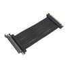 PCIE 4.0 X16 Extender 180 Degree 26GB/s 7.9in Long Gold