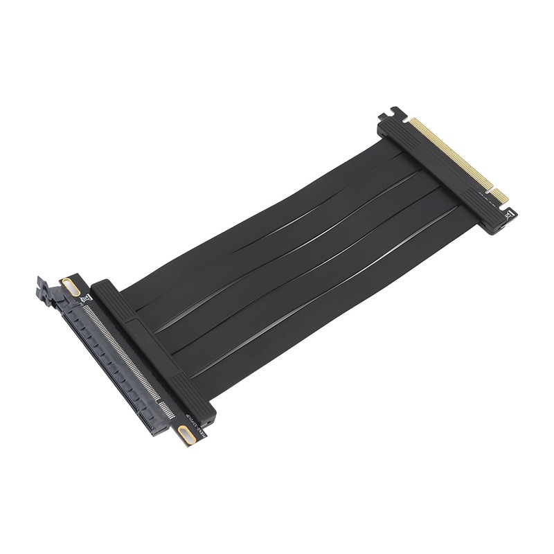 PCIE 4.0 X16 Extender 180 Degree 26GB/s 7.9in Long Gold