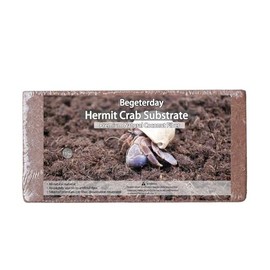 Begeterday 15oz Coco Coir Brick for Hermit Crab, Great Coconut Fiber for Sand Blends, Hermit Crab Accessories