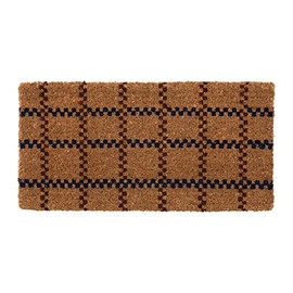 Creative Co-Op Natural Coir Doormat, 32" L x 16" W x 1" H