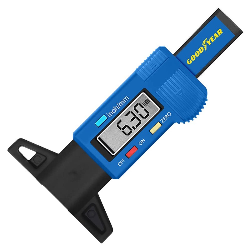 Goodyear Digital Tyre Tread Depth Gauge Measuring Tool Car Van