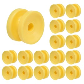 Donut Corner Post Electric Fence Insulators,Polywire Insulator for Electric Fence Farm Fence (Yellow, 40)
