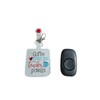 Coffee gives me Teacher Powers Classroom doorbell Holder, Class Bell Case Keychain