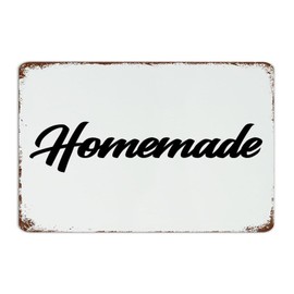 Autravelco Homemade Custom Metal Signs Fashion Chic Gate Signs Wall Decorations Garage Signs for Living Room Outdoor Home 8x12 Inch