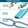 GGMTY Printer Cables 40Feet, USB C/A Printer Cable to USB
