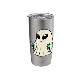 American resident alien Ghost nerd this is some Boo Sheet Stainless Steel Insulated Tumbler