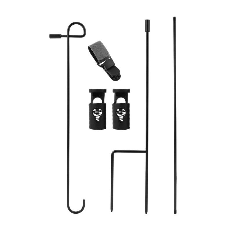 32inchs Garden Flag Stand, Removable Yard Flag Pole Outdoor Decor