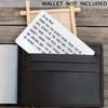XGAKWD Dad Gifts from Daughter, Engraved Wallet Inserts for Father