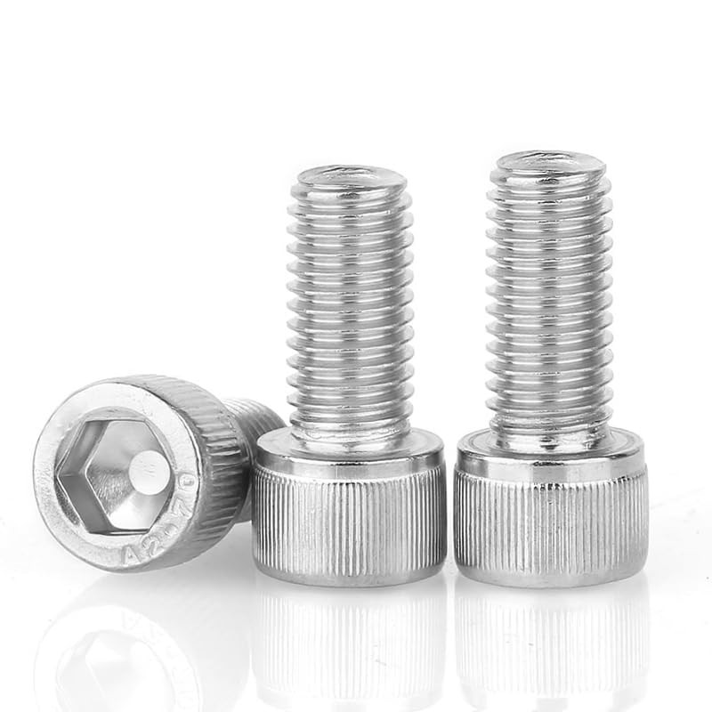 M4x8mm Screws, 50Pcs M4-0.7x8mm Socket Head Cap Screw Bolts,Stainless Steel
