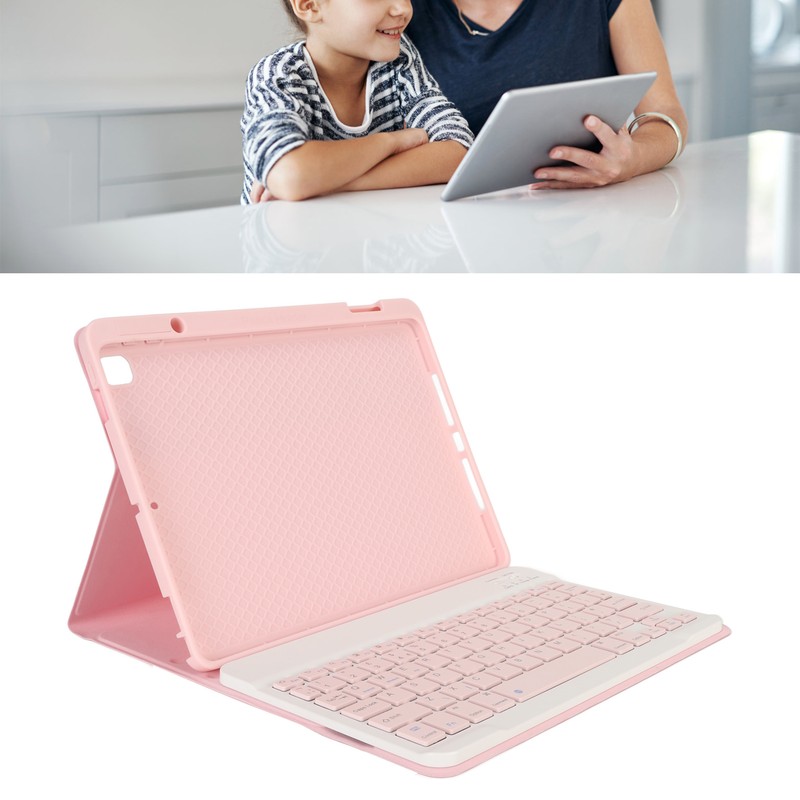 Tablet Keyboard UK Layout BT Connection 32.8ft Control Protective Case