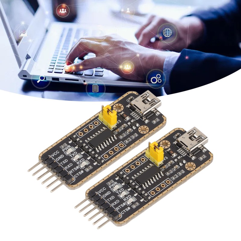 2pcs USB to UART Ttl Adapter For CH343G Chip Double