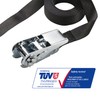 Master Lock 3223EURDAT Certified Ratchet Strap, Black, 2,5m x 25mm