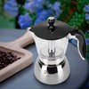 6 Cups Stainless Steel Coffee Pot Italian Octagonal Household Brewing