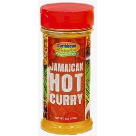Caribbean Paradise Hot Jamaican Curry Powder 6 ounce