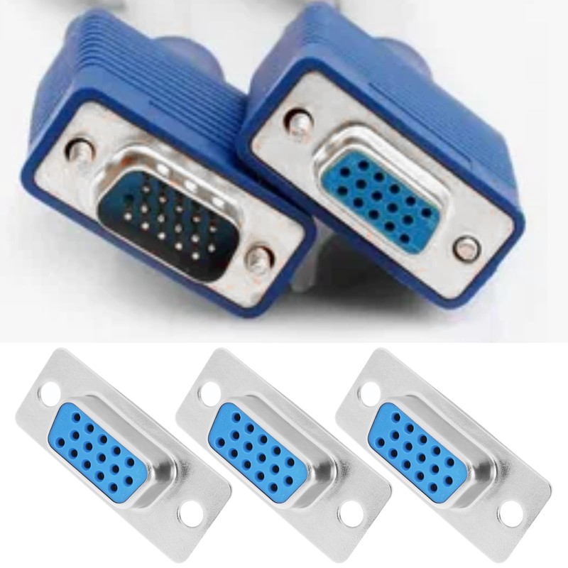 Create idea Pack of 10 3 Row 15-Pin Female Connector
