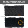 MUNSKT Winter Cable Knit Headbands,2 PCS Knitted Headband,Warm Headbands Women,Ear