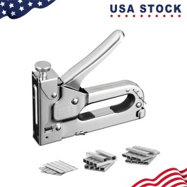 Unbranded Staple Gun, Manual Nailer Power Heavy Duty 3 in 1 Staple Gun with 600pcs Staples
