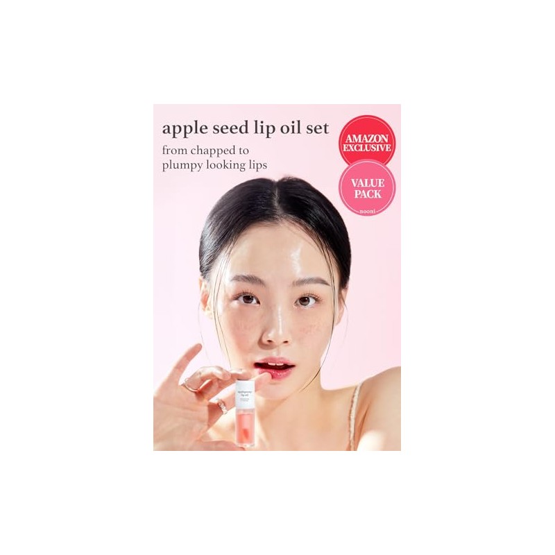 NOONI Appleseed Lip Oil Set - Applepeony Y Appleberry Con