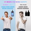 LET'S RESIN UV Resin, Upgraded 500g Crystal Clear UV Resin