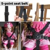 High Chair Harness, 5-Point Safety Harness, Universal Adjustable Baby Straps