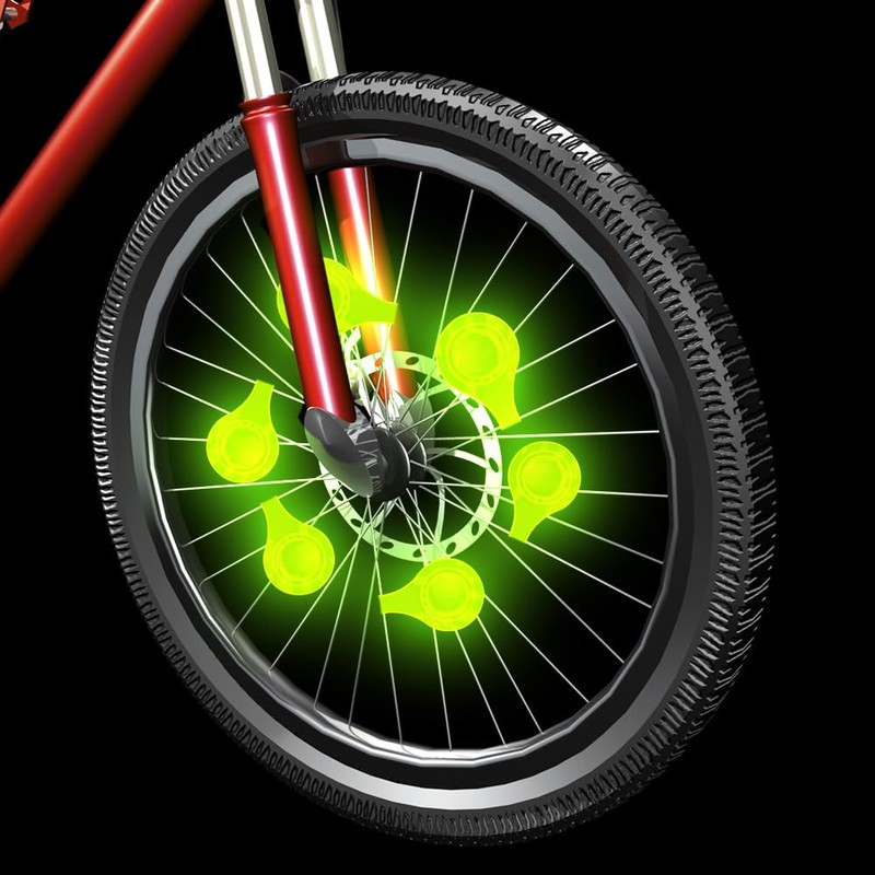 flintronic 6 PCS Reflective Magnetic Clips, Magnetic Reflector Clips, Night