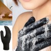 HualianMengxin Bath Exfoliating Gloves Scrub - 4 Pcs (2Pairs) Lengthened
