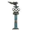 Antique Flame Olympics Solid Bronze Handmade Statue 17cm