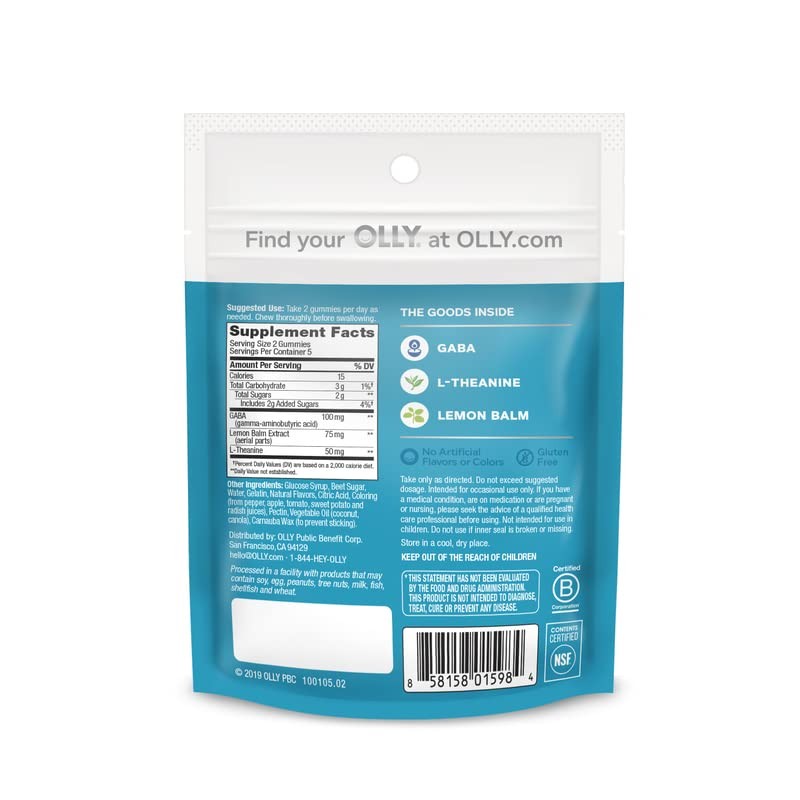 OLLY OLLY Red Berry Verbena Stress Gummie 10 pk -