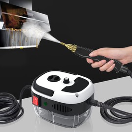 DDBESSIC 2500W Steam Cleaner, High Pressure Car Steamer for Auto Detailing, Portable Handheld Steam Cleaner for Home Furniture, High Temperature Steamer Cleaning Machine