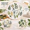 Embroidery Starter Kit for DIY Crafting – 3-Piece Cotton Leaf