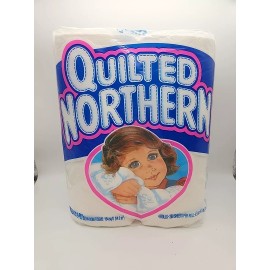 QUALTED NORTHERN NEW 90s Vintage Quilted Northern Toilet Paper Bath Tissue 4 Pack