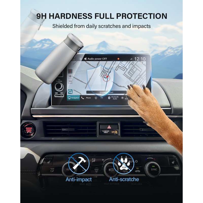 WEIPIN For 2023-2025 Pilot (EX-L/TrailSport/Touring/Elite/Black Edition) Screen Protector 9 Inch