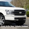 9.5 Inch Front Grille Rear Tailgate Emblem Compatible with 2015-2024