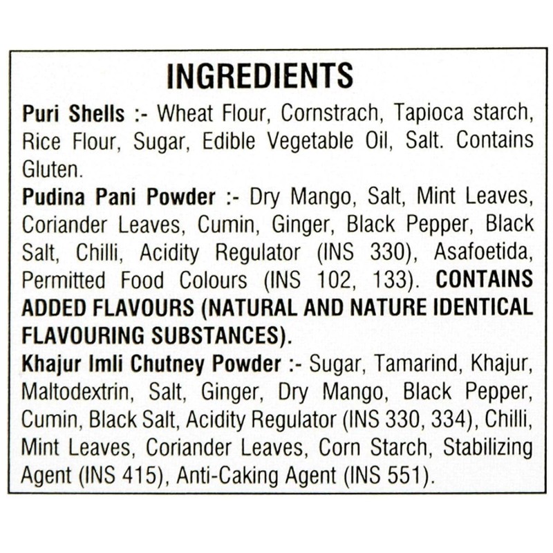 Jalani Pani Puri Magic 270 g Box