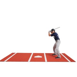 GSK Baseball Hitting Mat 3.8FT ×10FT Exercise Mat Portable Artifical Turf Softball Backyard Adult Kids Pitching Batter's Box Practice Thickened Baseball Training Pad Batting Cage Turf Roll
