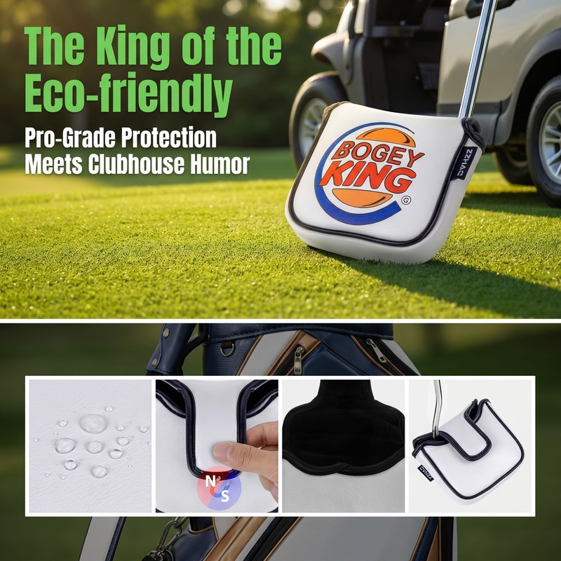 ZZHAO Funny Magnetic Mallet Putter Cover