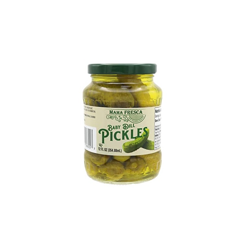 Mama Fresca Baby Dill Pickles 12 fl oz Jar (Pack