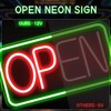 Tekstap Open Sign, 12V Neon Open Signs for Business Window,