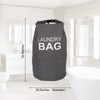Kimmama Laundry Backpack,Laundry Bag with Adjustable Strap,Dirty Clothes Bag for